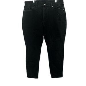 Men's Abercrombie & Fitch Athletic Slim Black Denim Jeans Size 36x32